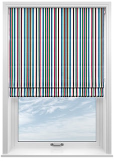 The British Stripe Co. Elizabeth, London No.1 - Twist&Fit Roman Blind
